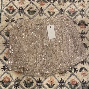 CHOOSE TO SPARKLE SEQUIN SHORTS